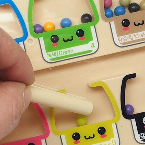 자석 미로 1p 보드게임 숫자 색상 맞추기