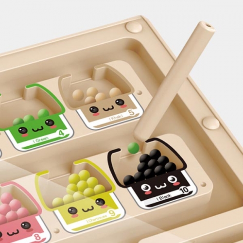 자석 미로 1p 보드게임 숫자 색상 맞추기