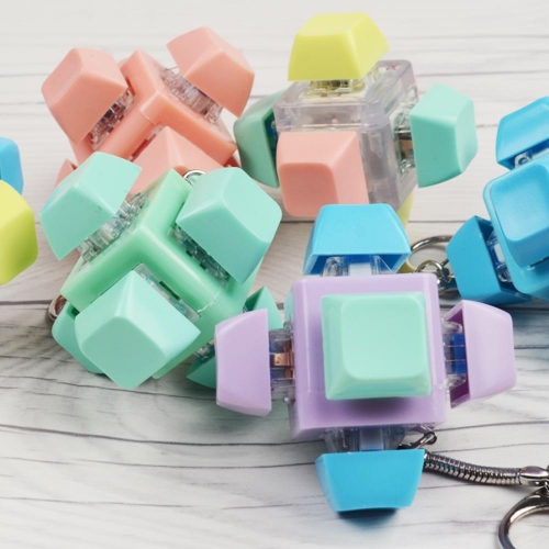 6구 무한 클릭 딸깍이 키링 1p 피젯토이 딸깍이놀이 열쇠고리