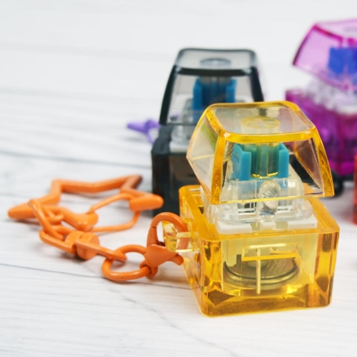 LED 별 키링 딸깍이 1p 피젯토이 딸깍이놀이 열쇠고리