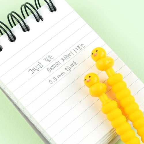 해피덕 피규어 샤프 1p 0.5mm 캐릭터샤프