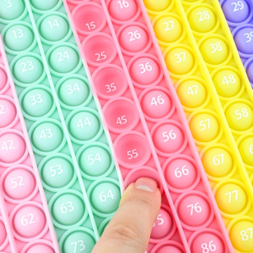 숫자 푸쉬팝 버블 덧셈 곱셈 구구단 수배열판 수학 사칙연산 교구