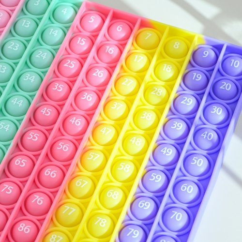 숫자 푸쉬팝 버블 덧셈 곱셈 구구단 수배열판 수학 사칙연산 교구