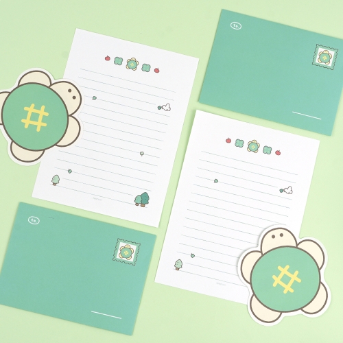 행부기 편지지 (20개)