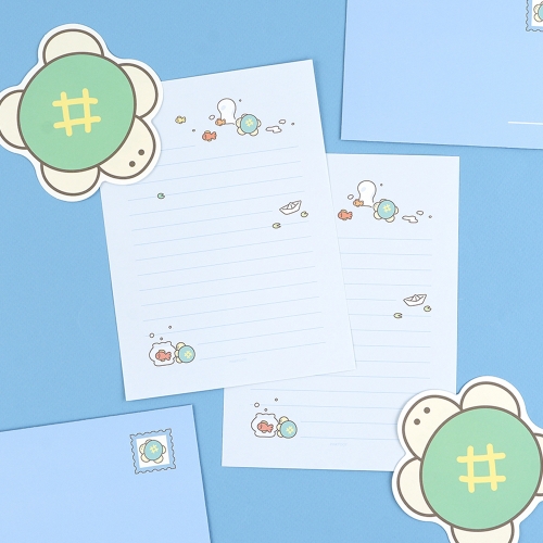 행부기 편지지 (20개)