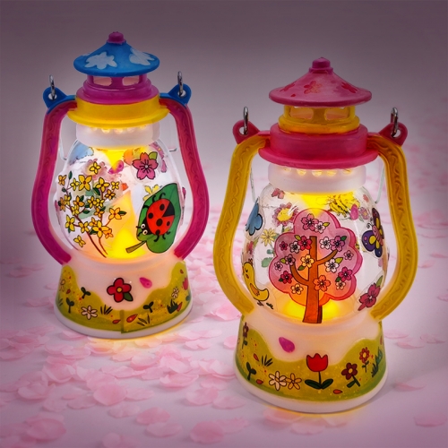 [탑키드] 봄 꽃 캠핑 LED 미니 랜턴 꾸미기