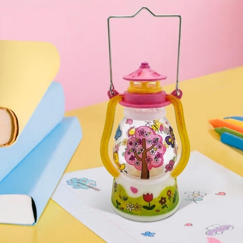 [탑키드] 봄 꽃 캠핑 LED 미니 랜턴 꾸미기