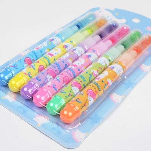 산리오 캐릭터즈 스팽글 형광펜 6색(시나모롤)