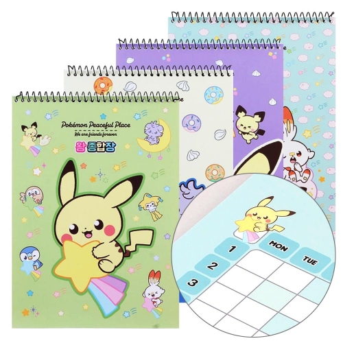 포켓몬 왕 종합장 1p 캐릭터 문구