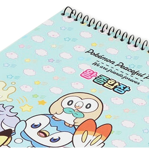 포켓몬 왕 종합장 1p 캐릭터 문구