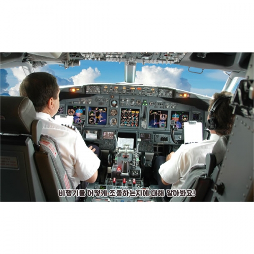 [파티붕붕] D4407 비행기 현수막 / 조종석 현수막 어린이집 유치원 기장 직업 역할 놀이 배경