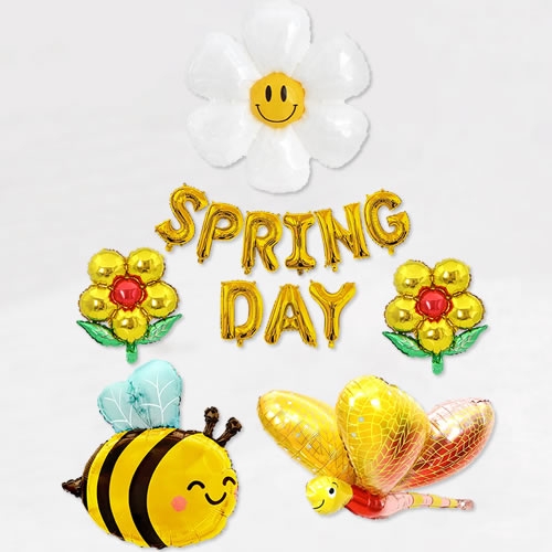 봄 꾸미기 풍선 7종 1세트
