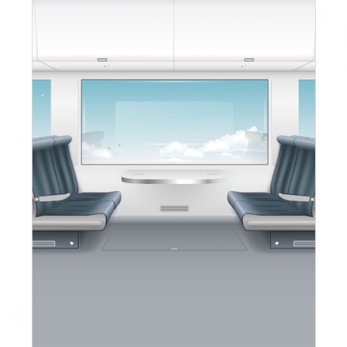 [파티붕붕] D3527 비행기 현수막 / 유치원 어린이집 실내 기내 역할놀이 플랜카드