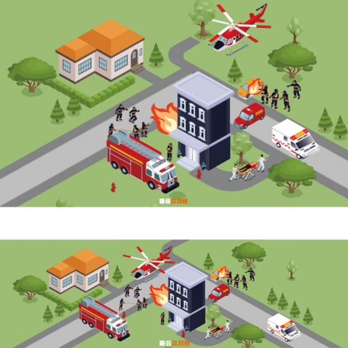 [파티붕붕] D2440 현수막 / 어린이집 유치원 소방서 소방차 화재 배경현수막 소방놀이