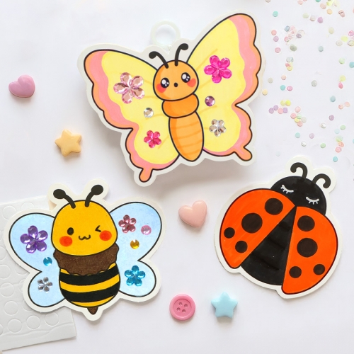 봄곤충 돌돌이 6set