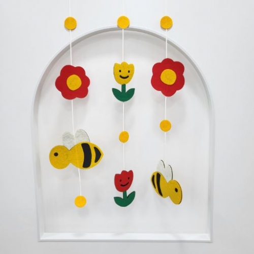 꿀벌 튤립 모빌DIY(1줄)