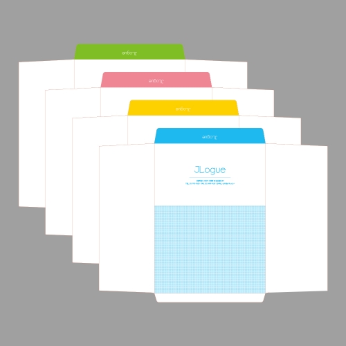 심플 그리드 대봉투