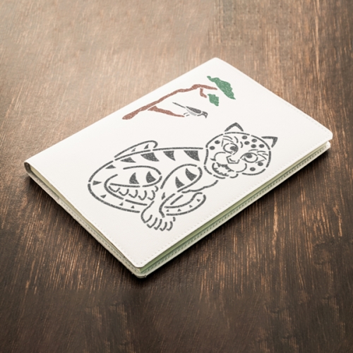 우돌아트 스텐실 도안 2401 우리나라 전통 민화 호작도 까치와호랑이 (중)