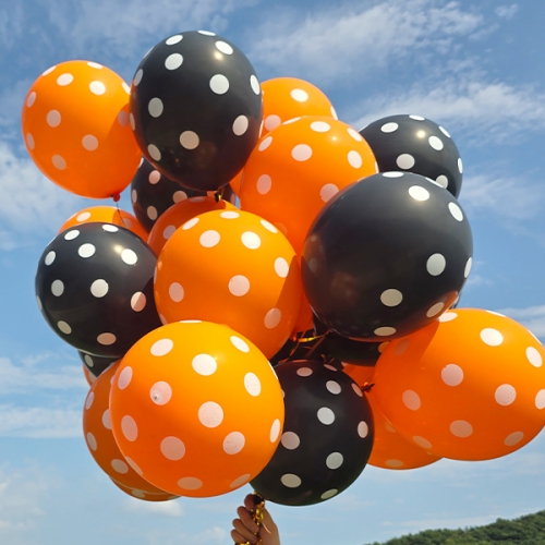 [파티붕붕] 12인치 도트풍선 (10개) / 12인치 파티 데코 풍선 이벤트 행사장식 포토존꾸미기