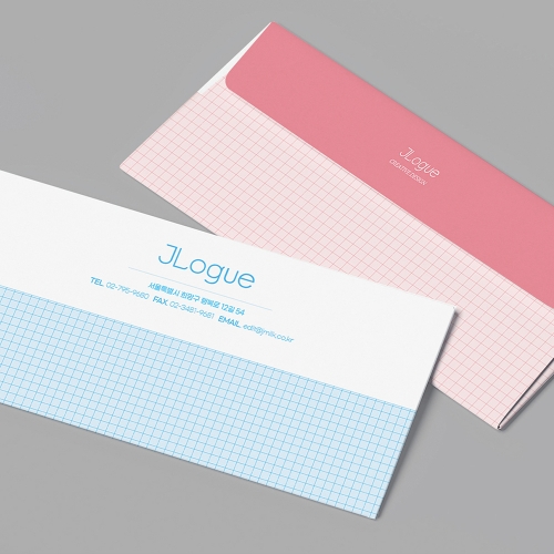 심플 그리드 소봉투