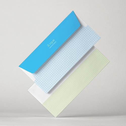 심플 그리드 소봉투