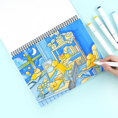 고양이 쉬운 컬러드로잉