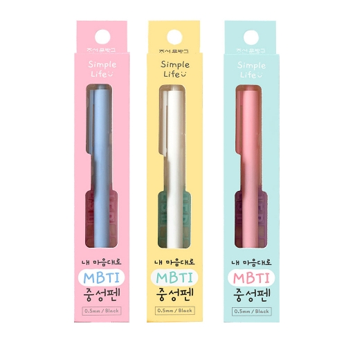 심플라이프 MBTI 중성펜 (6개)