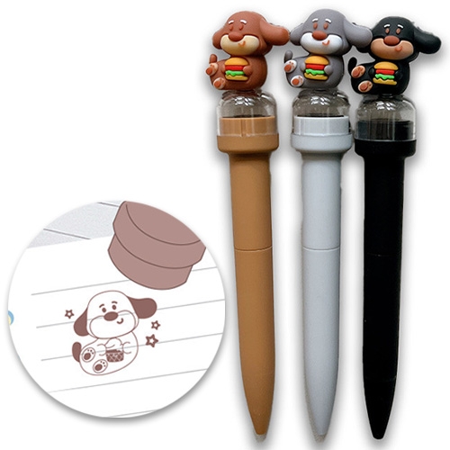 3000 닥스훈트도장중성펜