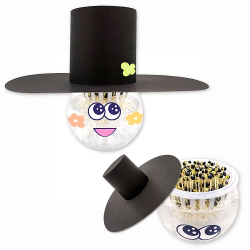 콩나물 키우기(전통갓 만들기 얼굴꾸미기)