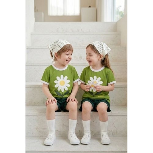 [미래아이] 데이지-그린 하복활동복