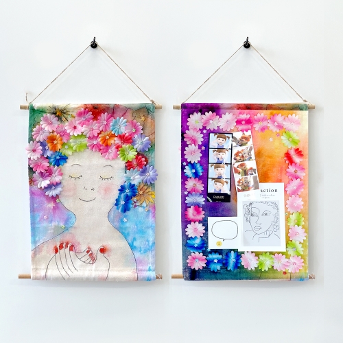 봄만들기 감성 봄꾸미기 DIY꽃그림액자 족자세트