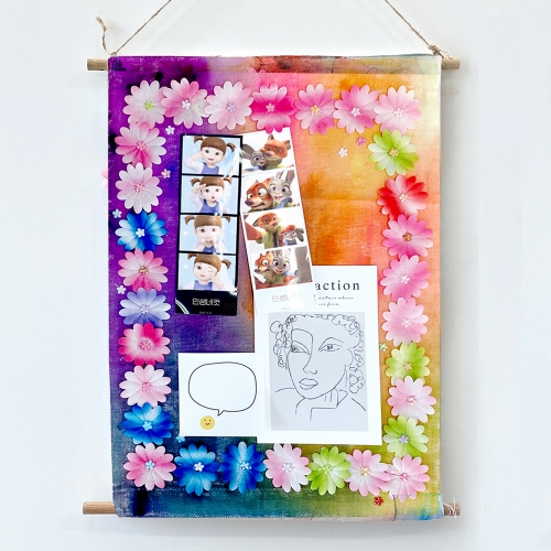 봄만들기 감성 봄꾸미기 DIY꽃그림액자 족자세트