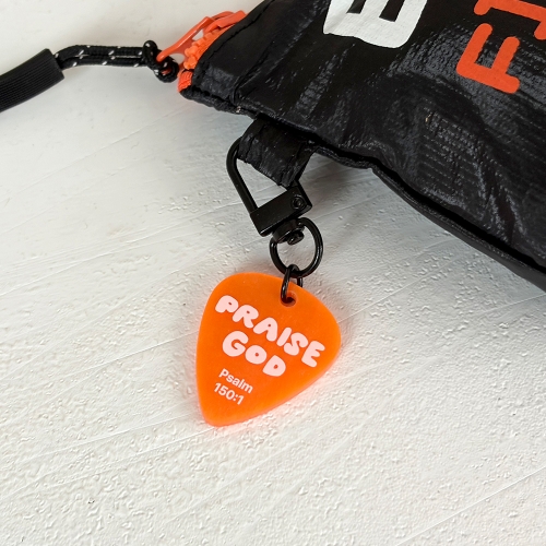 보킷 말씀 피크 자개 키링