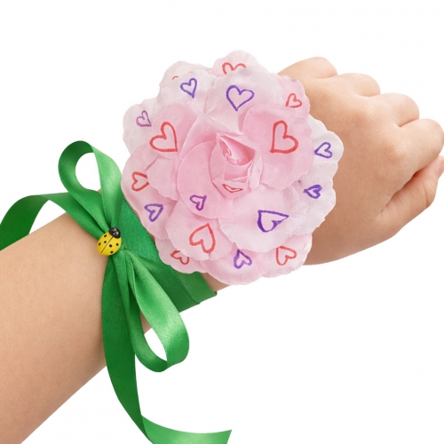 꽃 팔찌 헤어밴드 만들기 키트 초등 유치원 어린이집 공예 DIY 세트