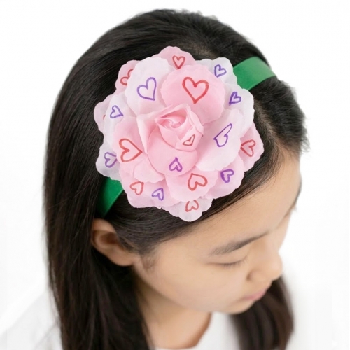 꽃 팔찌 헤어밴드 만들기 키트 초등 유치원 어린이집 공예 DIY 세트