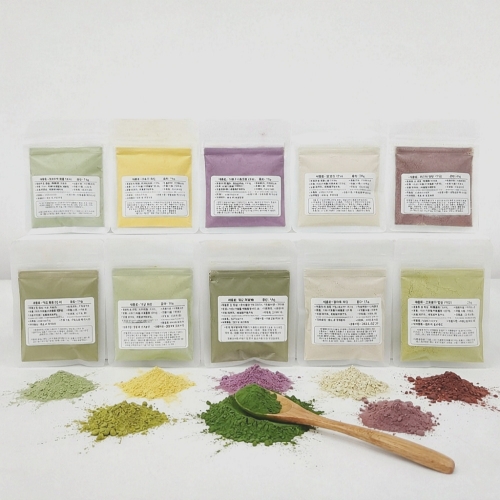 달팽이 먹이 야체가루 세트 응아 색깔 확인