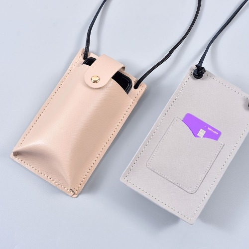 볼륨 크로스백 만들기 10개(천연사피아노가죽 공예DIY키트) 색상 랜덤