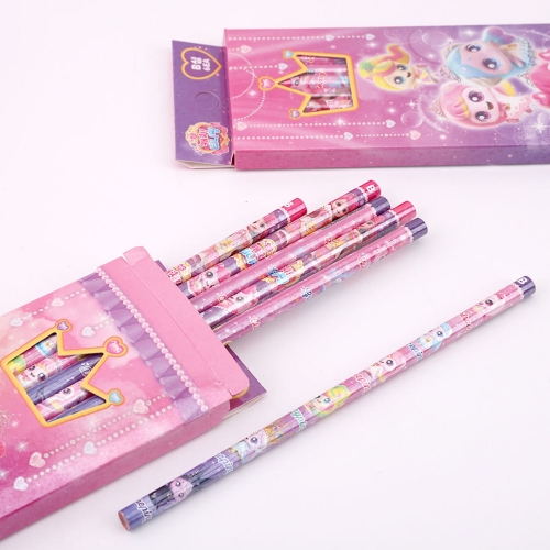 프린세스 캐치티니핑 6본 연필세트 (4개)