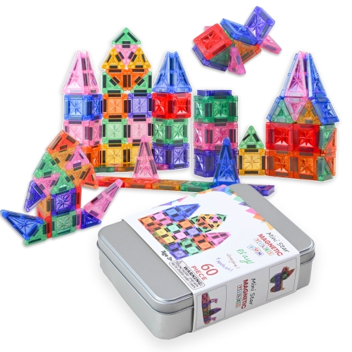 토이토 미니 맥타일즈 자석 블럭 46pcs 60pcs 마그네틱 블록 교구 놀이