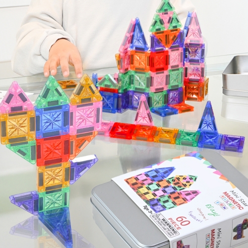 토이토 미니 맥타일즈 자석 블럭 46pcs 60pcs 마그네틱 블록 교구 놀이