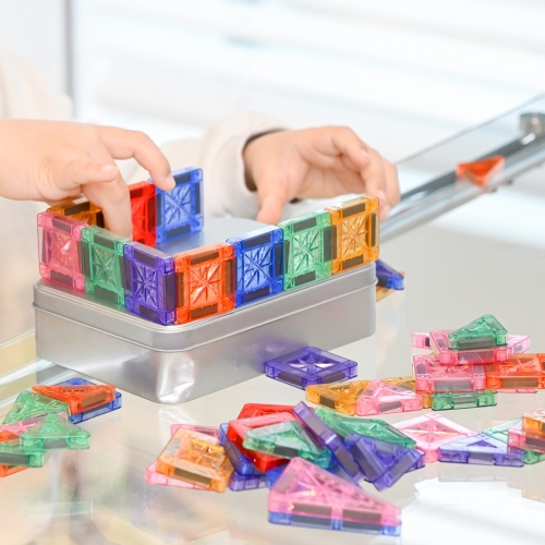 토이토 미니 맥타일즈 자석 블럭 46pcs 60pcs 마그네틱 블록 교구 놀이