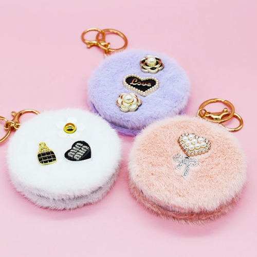 6000 밍크양면손거울