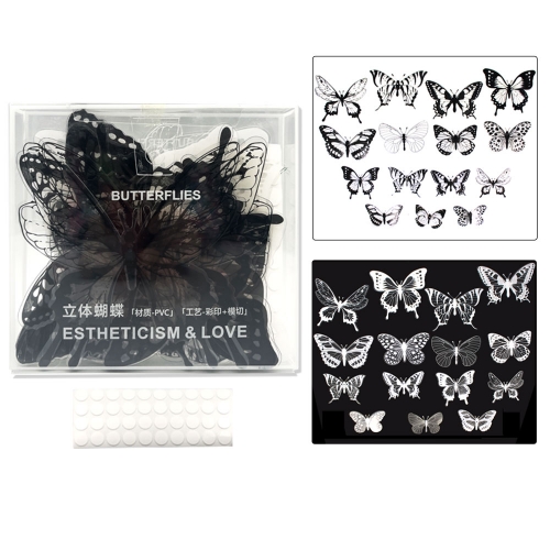 3D 나비 데코 스티커 (30개입)