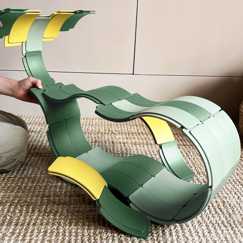 웨이투플레이 아치 블럭 쌓기 유아 창의력 문제해결 교구 놀이 유치원 장난감 54피스 세트