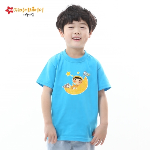 국산 순면 아트 티셔츠 면티 원복 반티 반팔 달달별꿈