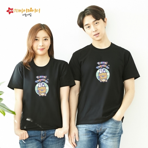 국산 순면 아트 티셔츠 면티 원복 반티 반팔 트레블투게더