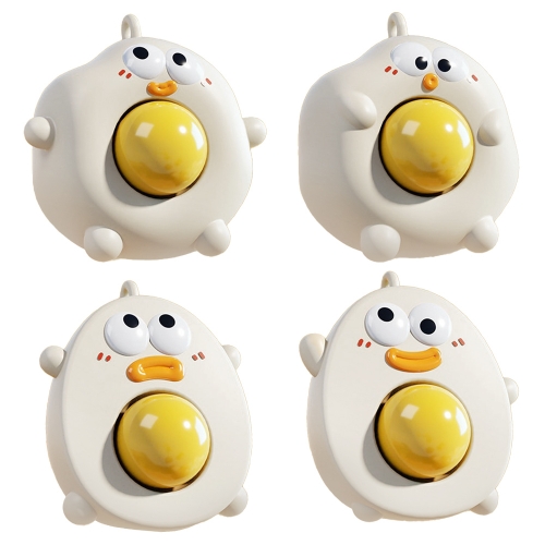 노른자가 살아있는 완숙 계란 말랑이 스퀴시 주물럭 (4개)