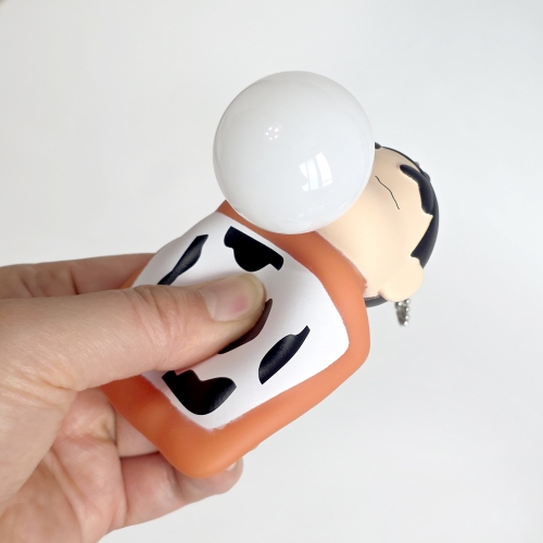 크레용 신짱 낮잠 말랑이 스퀴시 주물럭 2탄 키링 (4개)