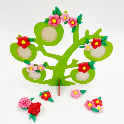 클레이 사랑열매 가족액자만들기