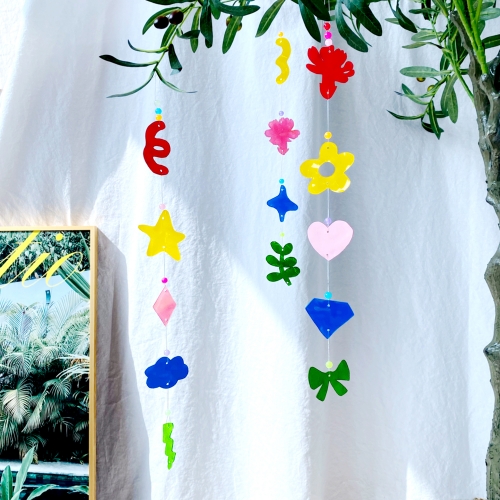 마술필름 카네이션꽃모빌(3인용) 만들기